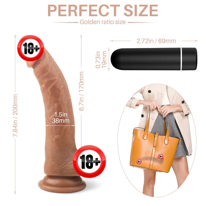 Vibrating Toy Realistic Experience Silicone Material