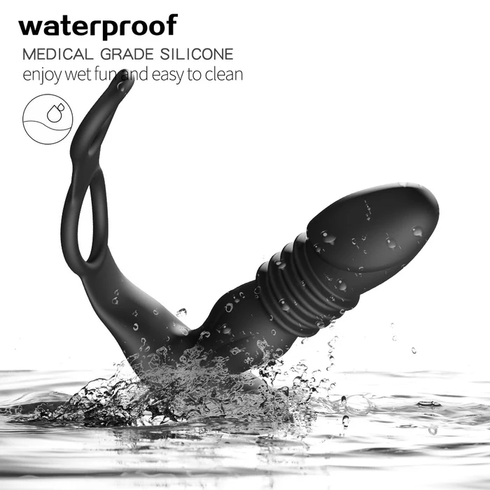 Anal Plug Prostate Massager Vibrating Ring