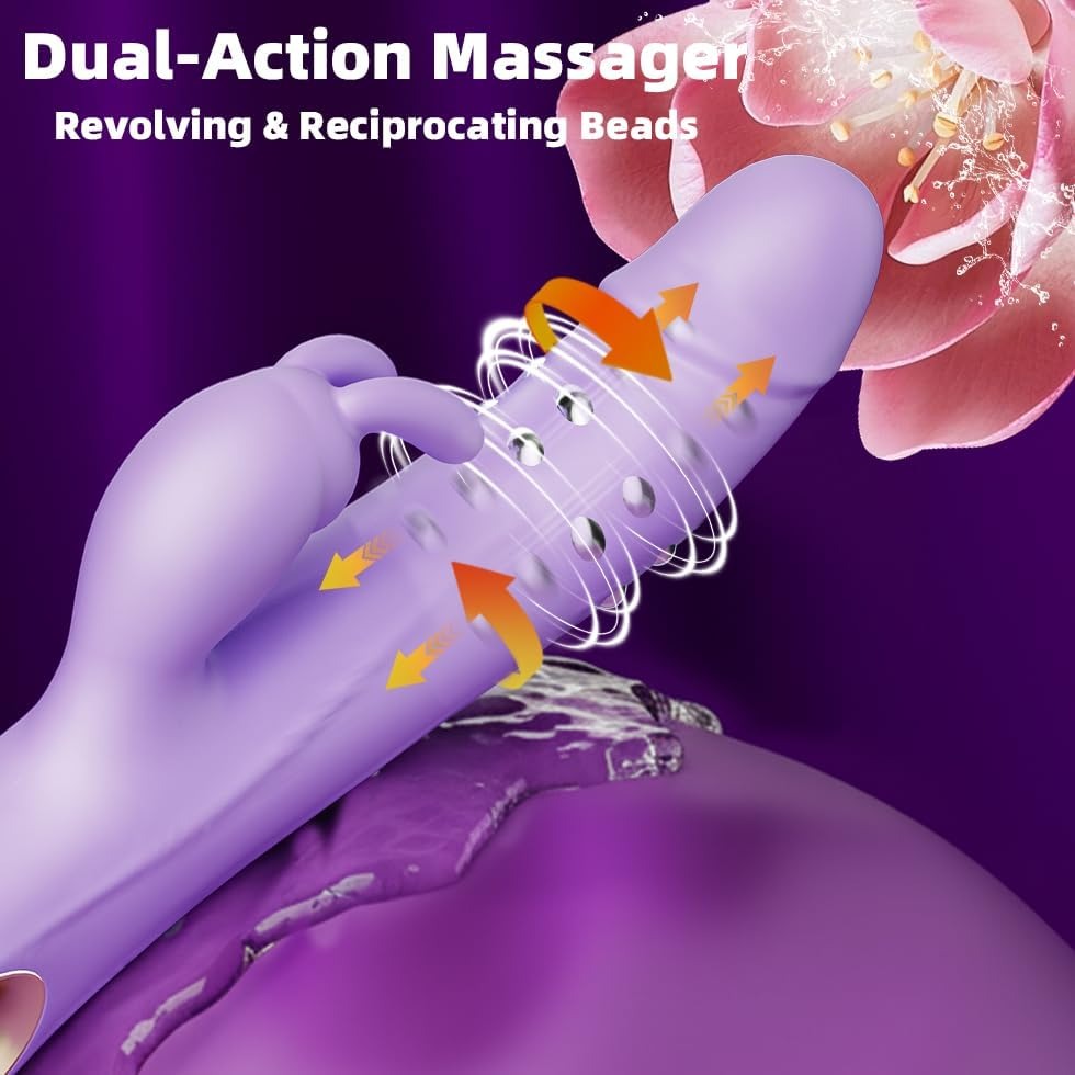 Rabbit Vibrator G-Spot and Clitoris Stimulation - Lesme Vibe