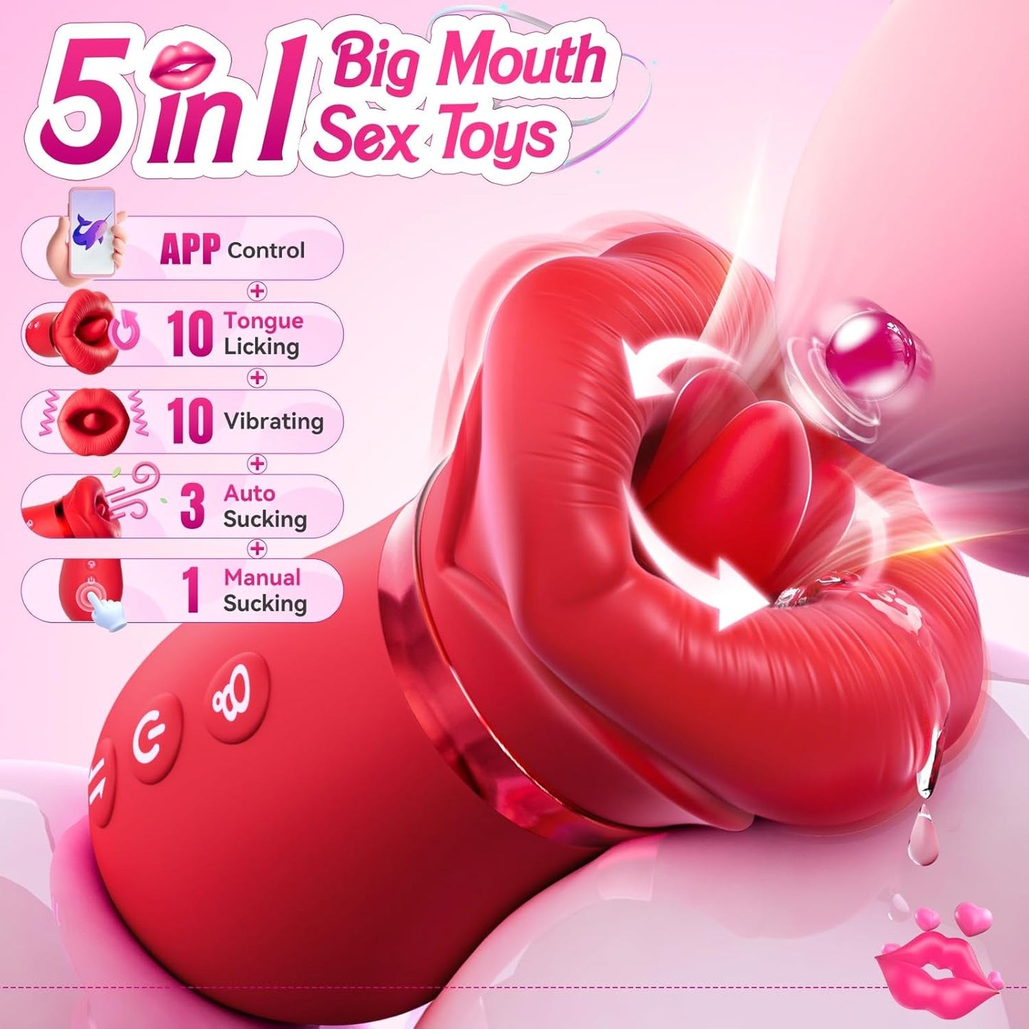 Mouth Sucking Vibrator Clitoral Stimulator
