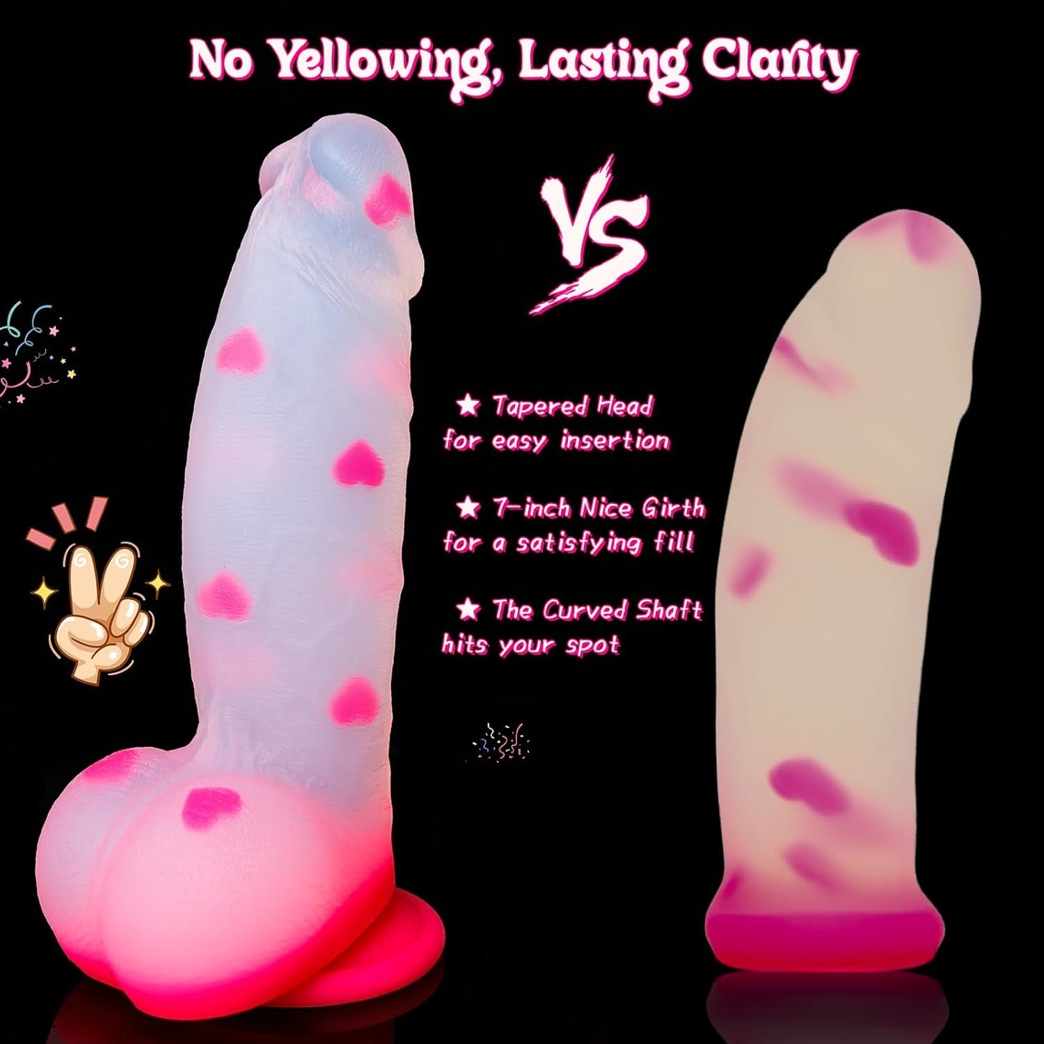 8" Strap on Dildo - Lesme Vibe