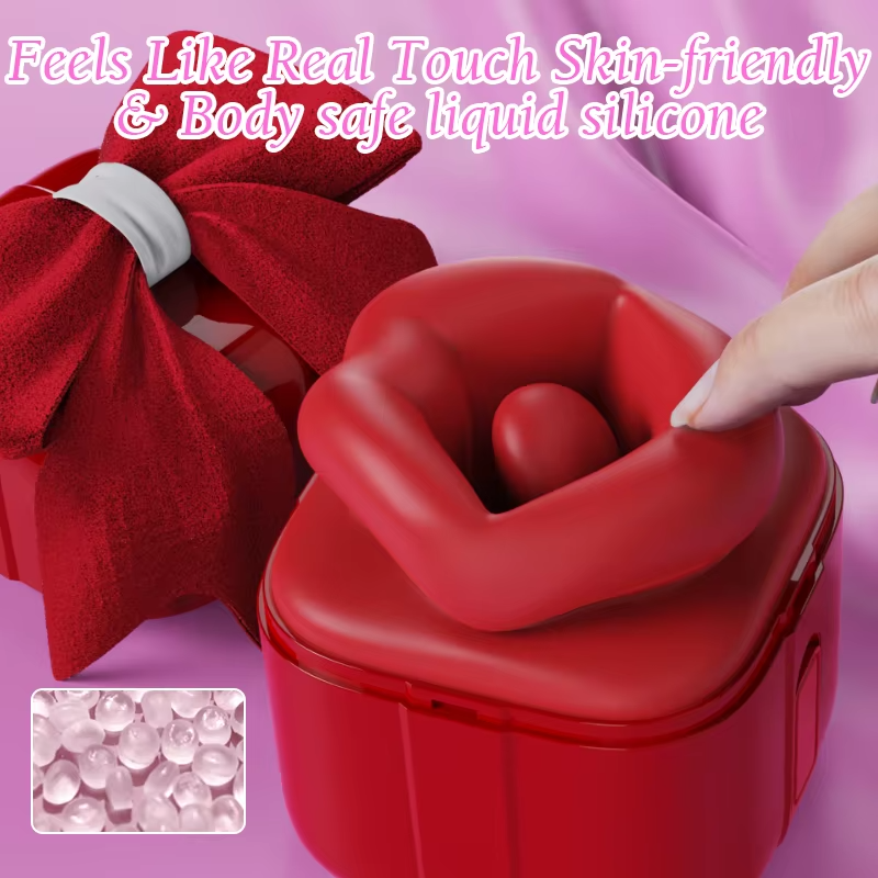 Tongue Licking Sucking Nipple Stimulation Vibrator