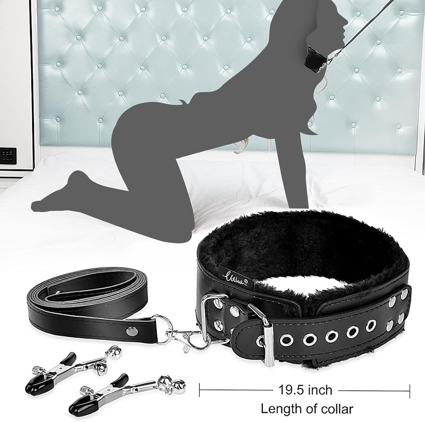 11 Pcs BDSM Leather Bondage Sets
