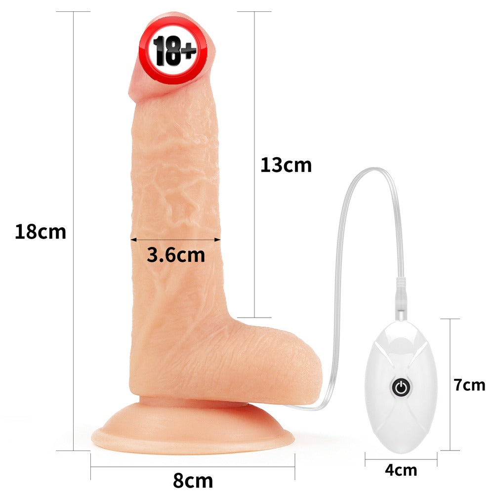7inch Strap On Dildo Wearable Toys