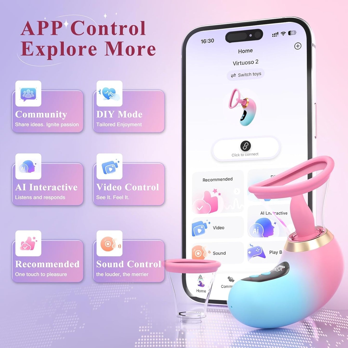 Tongue Licking & Vibrating Vibrators