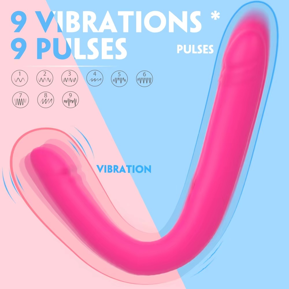Strapless Dildo Vibrator Double Ends Dildos