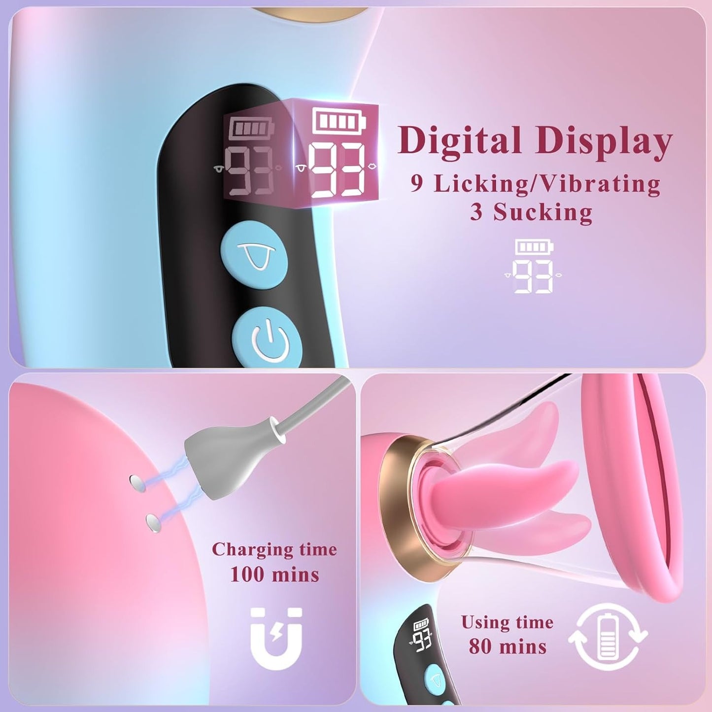 Tongue Licking & Vibrating Vibrators