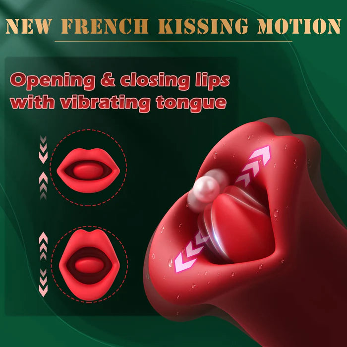 Tongue Licking Toy Multi-frequency Vibrating Mouth