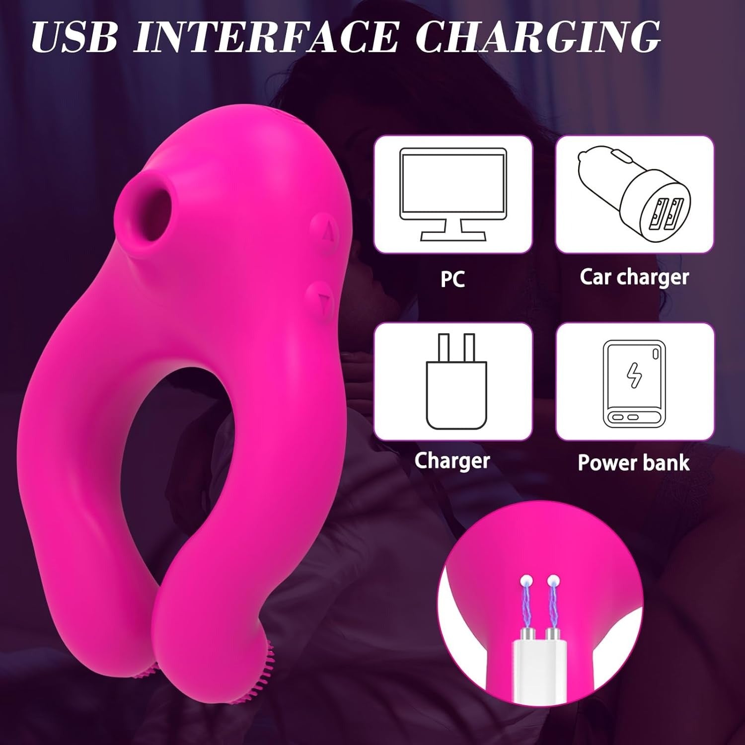 Vibrating Penis Ring Clitoral Stimulaor - Lesme Vibe