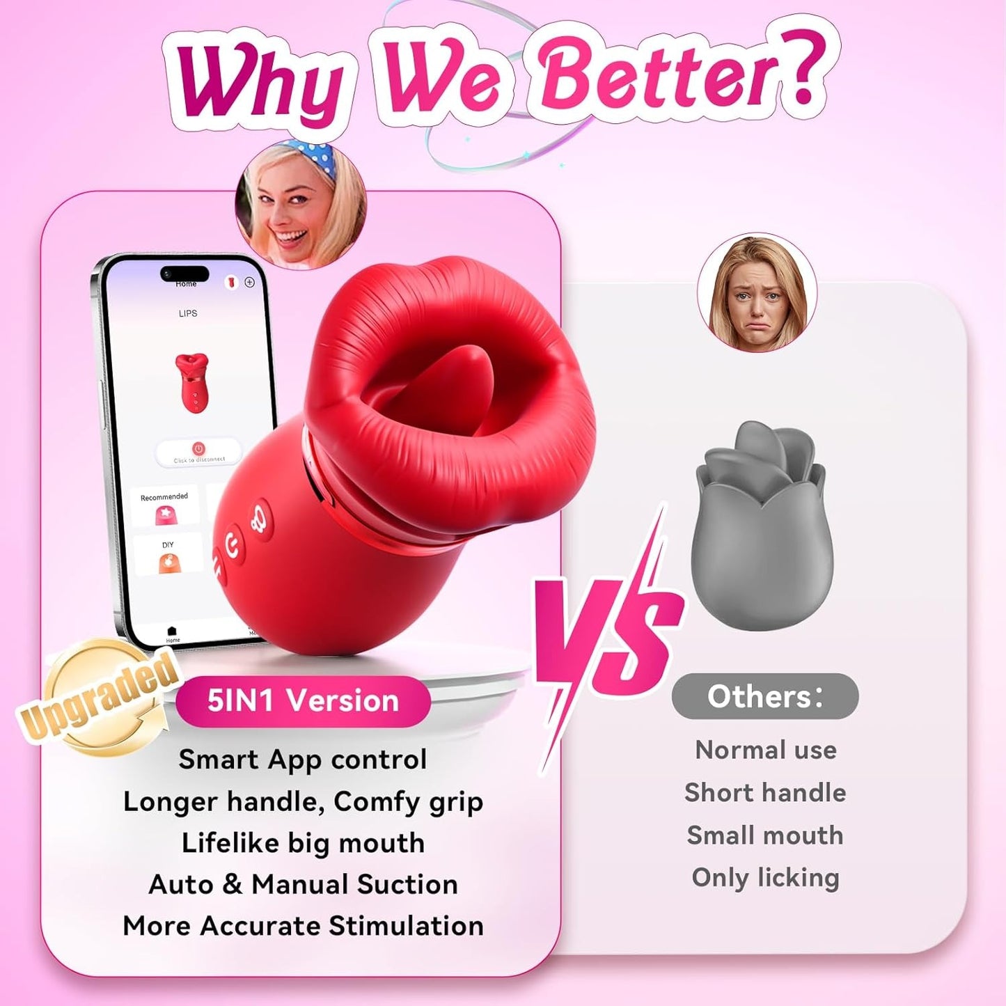 Mouth Sucking Vibrator Clitoral Stimulator