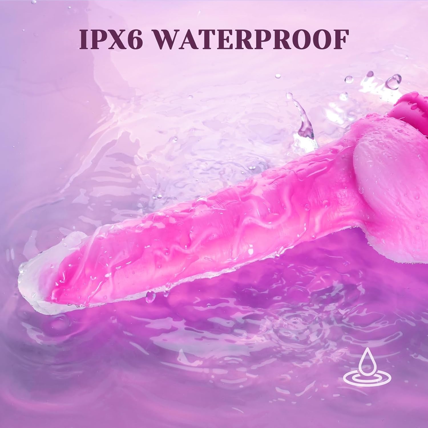 Thrusting & Vibrating Silicone Dildo - Lesme Vibe