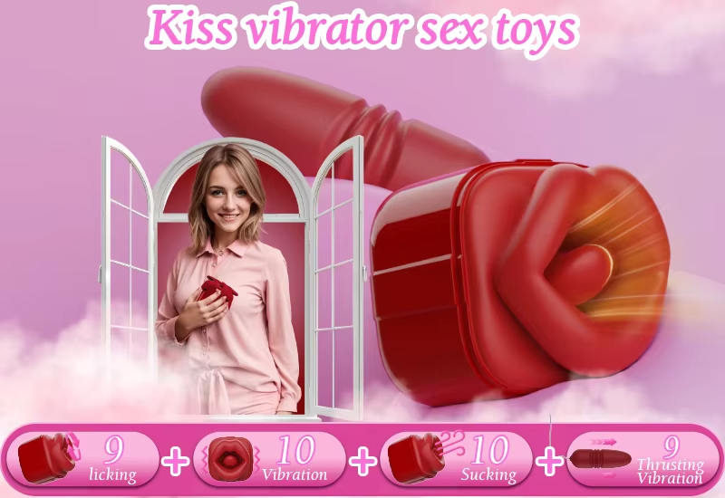 Tongue Licking Sucking Nipple Stimulation Vibrator