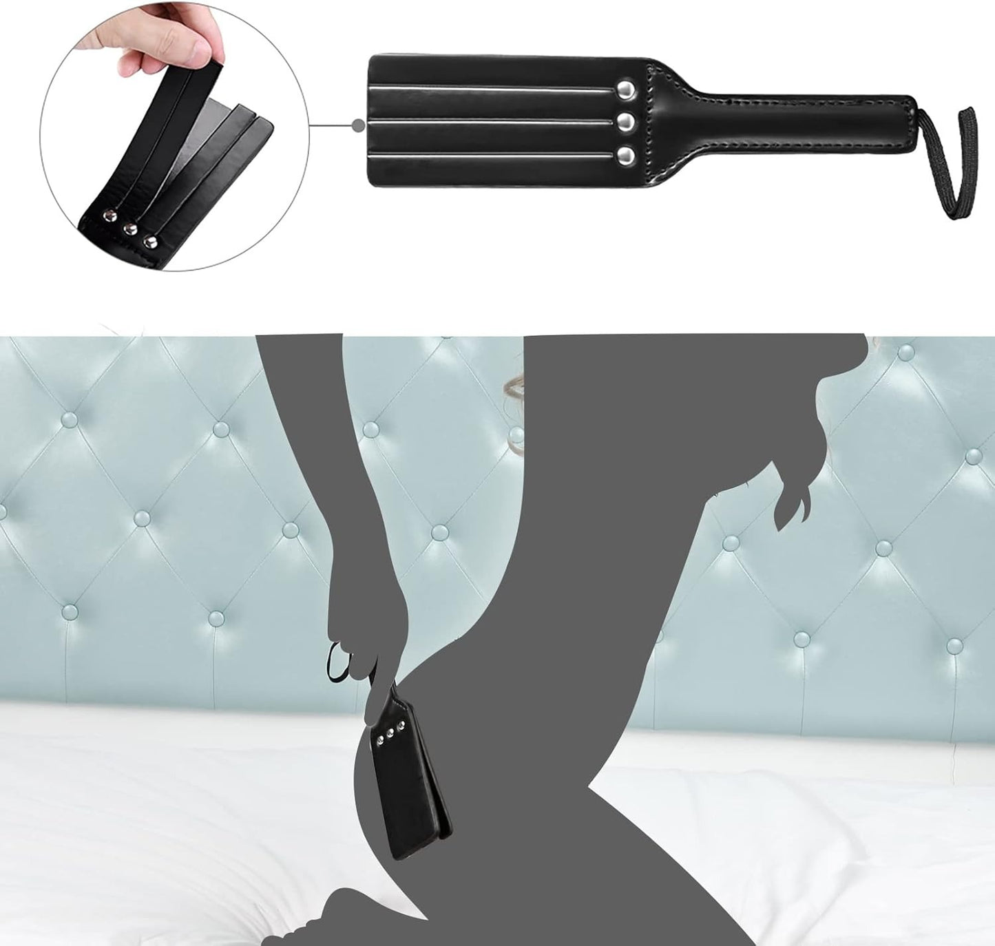 11 Pcs BDSM Leather Bondage Sets