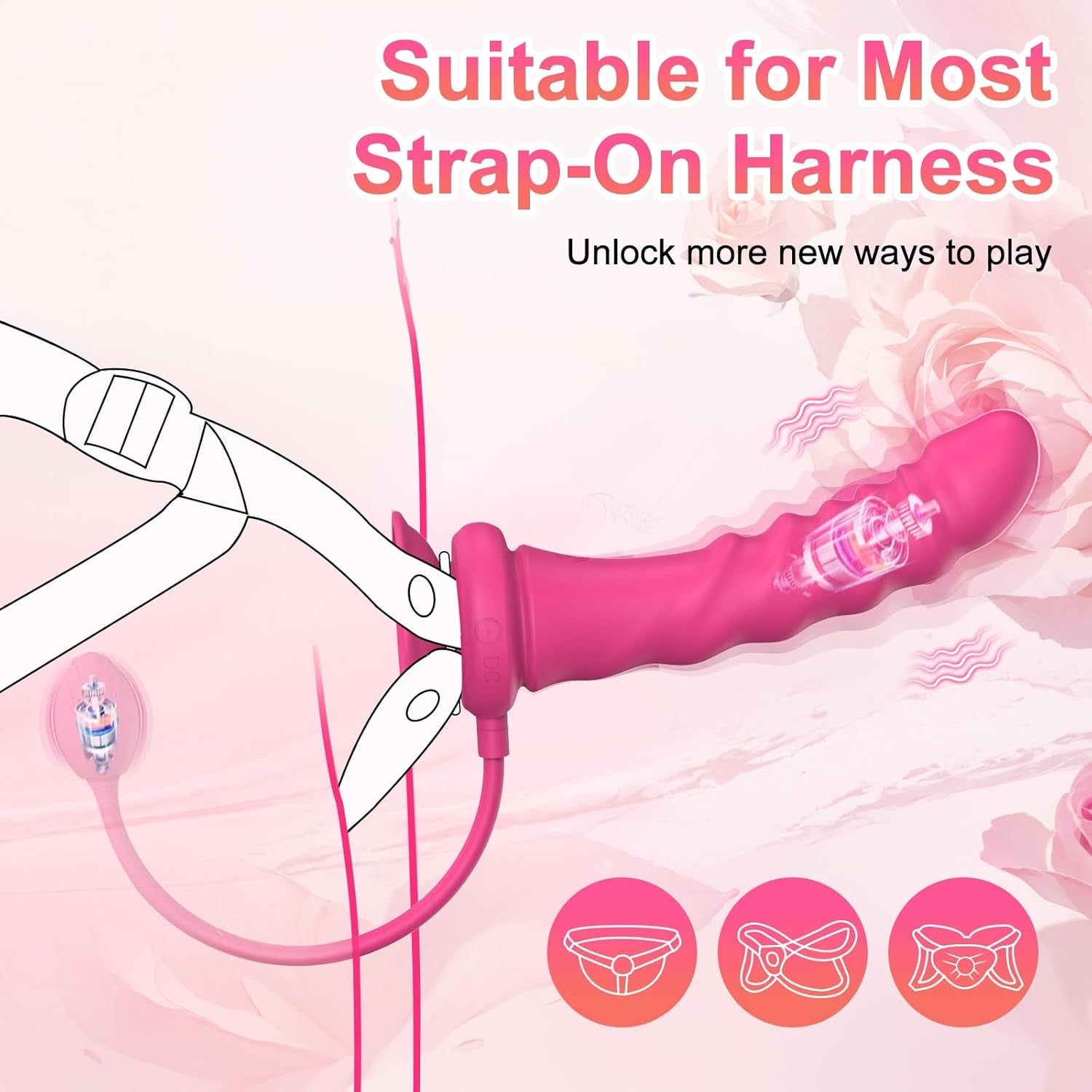 Strap On Dildo Vibrator - Lesme Vibe