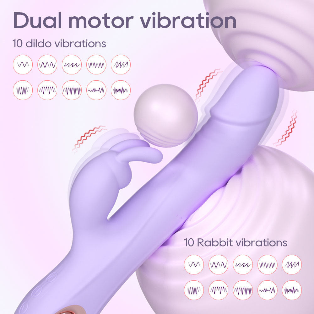 Rabbit Vibrator G-Spot and Clitoris Stimulation - Lesme Vibe