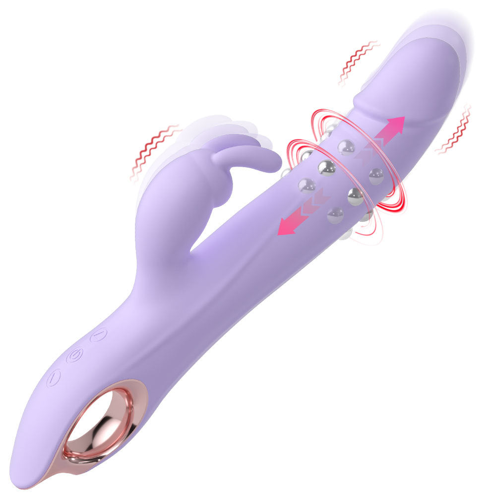 Rabbit Vibrator G-Spot and Clitoris Stimulation - Lesme Vibe