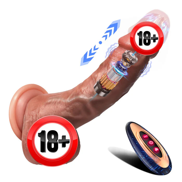 8” Thrust Vibrating Toy for Adult Women