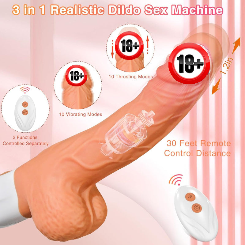 7.5Inch Dildo Sex Machine Hands Free