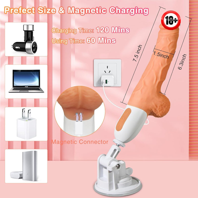 7.5Inch Dildo Sex Machine Hands Free
