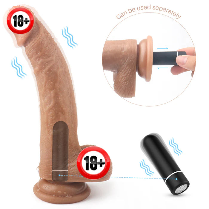 Vibrating Toy Realistic Experience Silicone Material