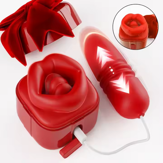 Tongue Licking Sucking Nipple Stimulation Vibrator