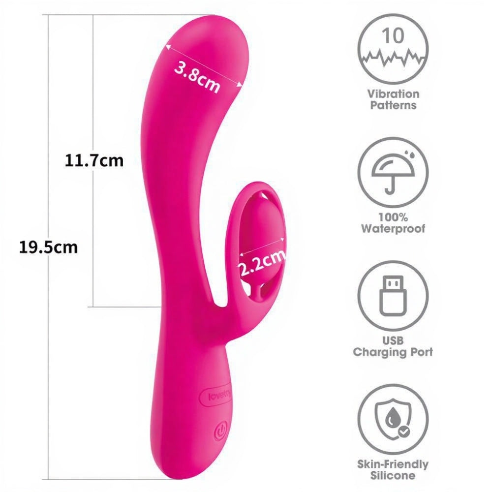 Vibrating Ball Clit & G-Spot Vibrator - Lesme Vibe