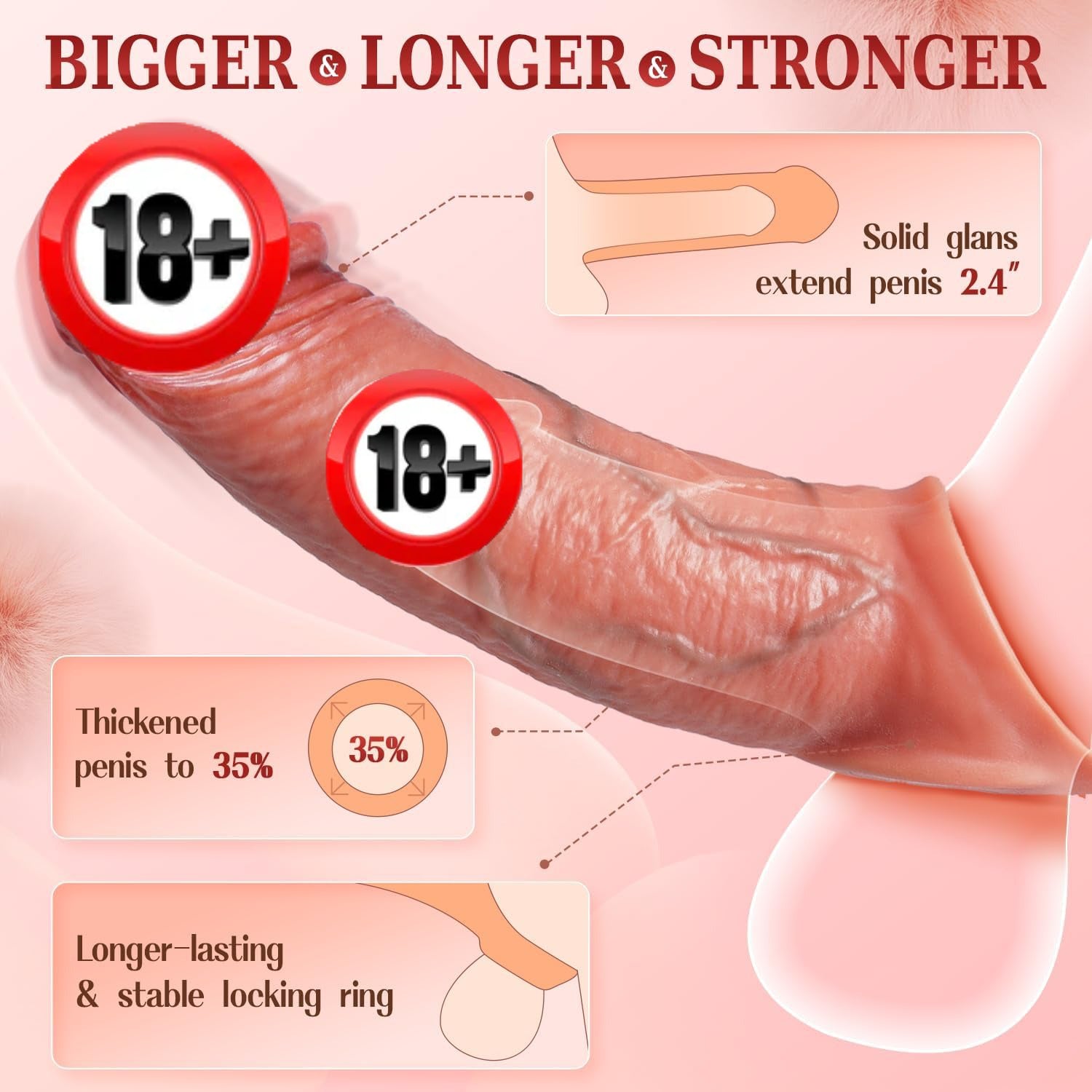 Penis Sleeve Cock Sleeve Vibrator - Lesme Vibe