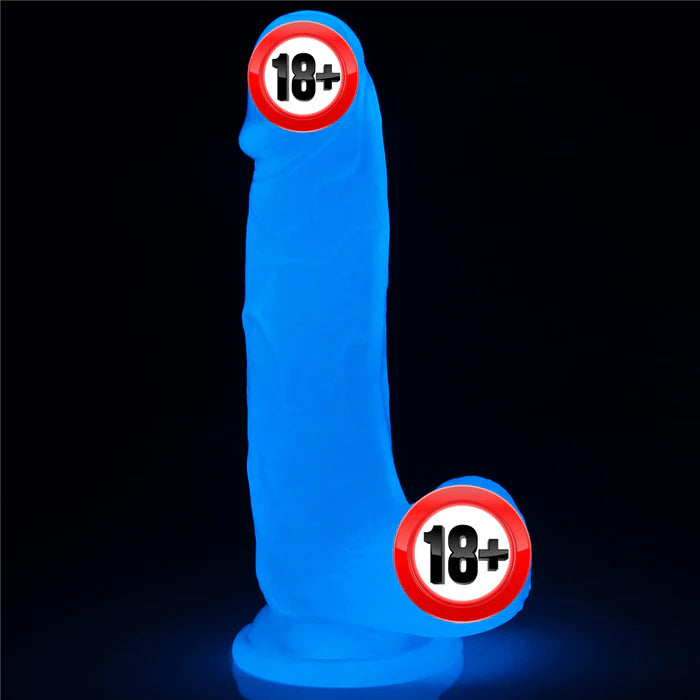 7.5inch Luminous Transparent Toy Powerful Suction