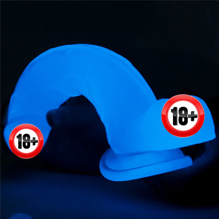 7.5inch Luminous Transparent Toy Powerful Suction